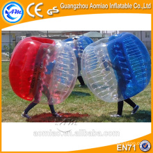 Custom made body inflation ball suit inflatable bumper ball tpu